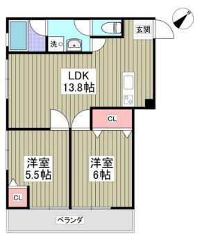 羽根木ファミリーマンション 403号室 間取り