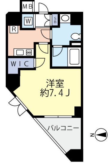 グランヴァン小竹向原 301号室 間取り