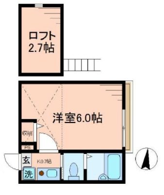クレール小竹向原 301号室 間取り