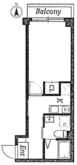 グランドエミネンス氷川台 205号室 間取り