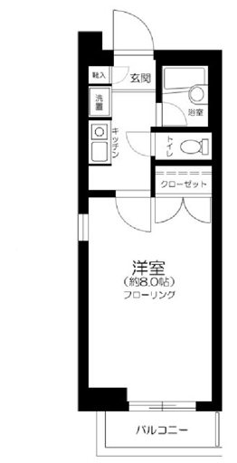 201号室 間取り