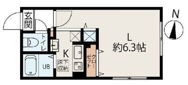 MODULOR氷川台 401号室 間取り