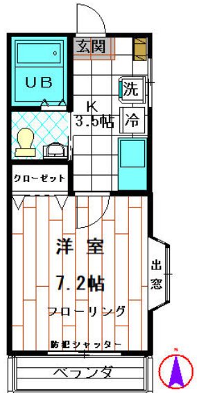 ソレイユ・ドゥ 101号室 間取り