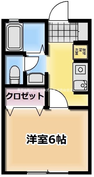 マロンハイム 102号室 間取り