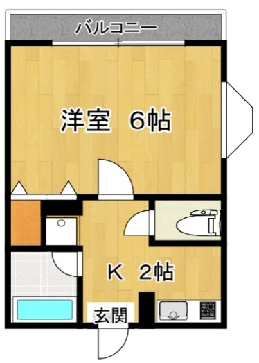 フラット23-3 129号室 間取り