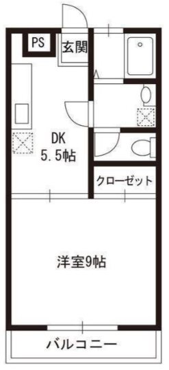 ヒルトップマンション 302号室 間取り