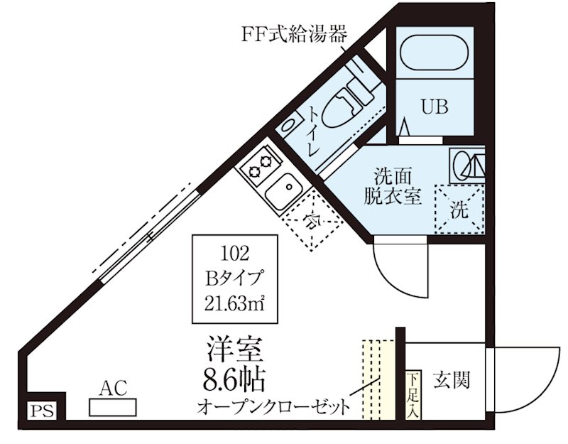レピュア豊島園レジデンス 302号室 間取り