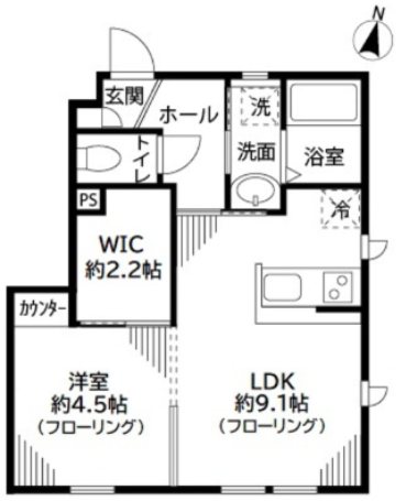 アルページュ 102号室 間取り