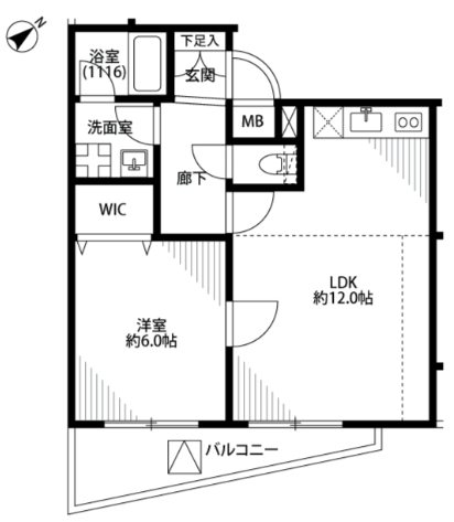 プレール・ドゥーク東京NORTHⅢ 403号室 間取り