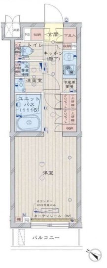 ルーブル小竹向原参番館 403号室 間取り
