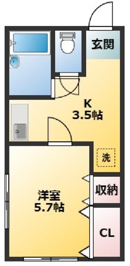 春光園ビル 301号室 間取り