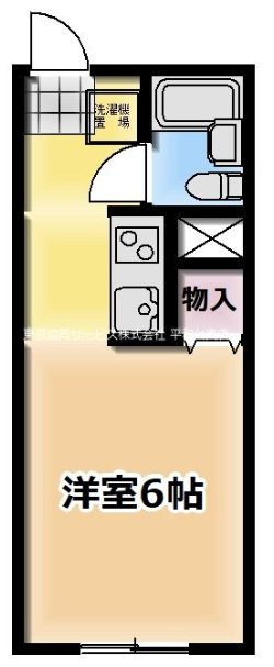 ジュネスハイムＡ 208号室 間取り