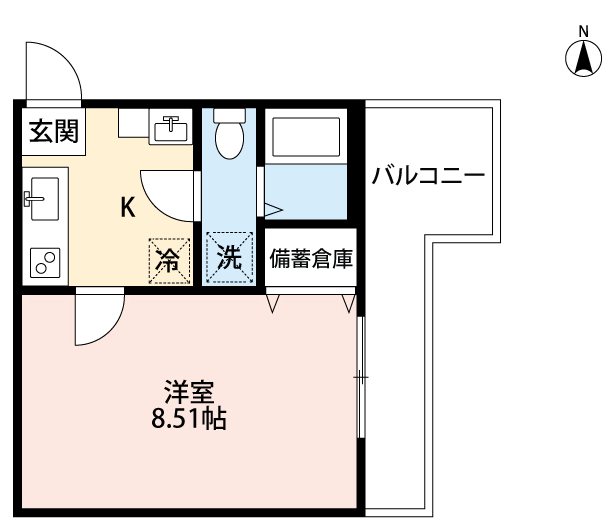 ブルーム桜台 304号室 間取り