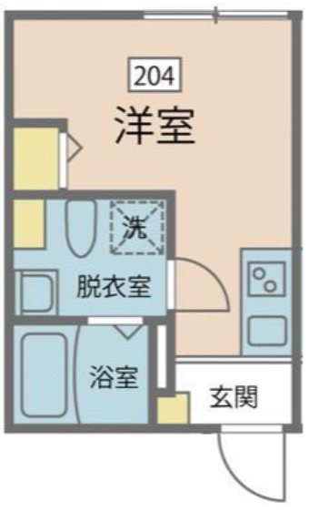 カインドネス練馬桜台 204号室 間取り