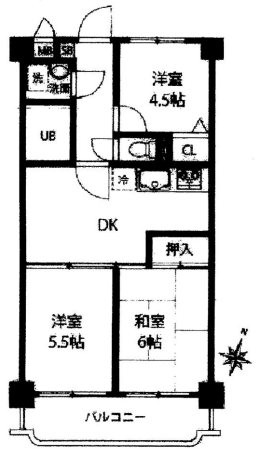 メゾンM・T 602号室 間取り