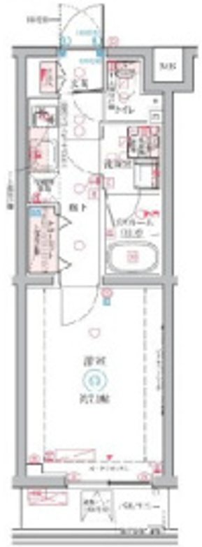 クレヴィスタ氷川台 305号室 間取り