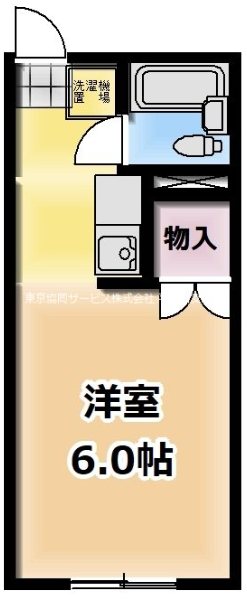 ジュネスハイムB 203号室 間取り