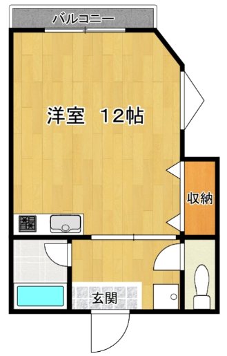 コーポ　アイリス 205号室 間取り