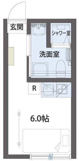 SiestaVilla平和台Contemuseo  203号室 間取り