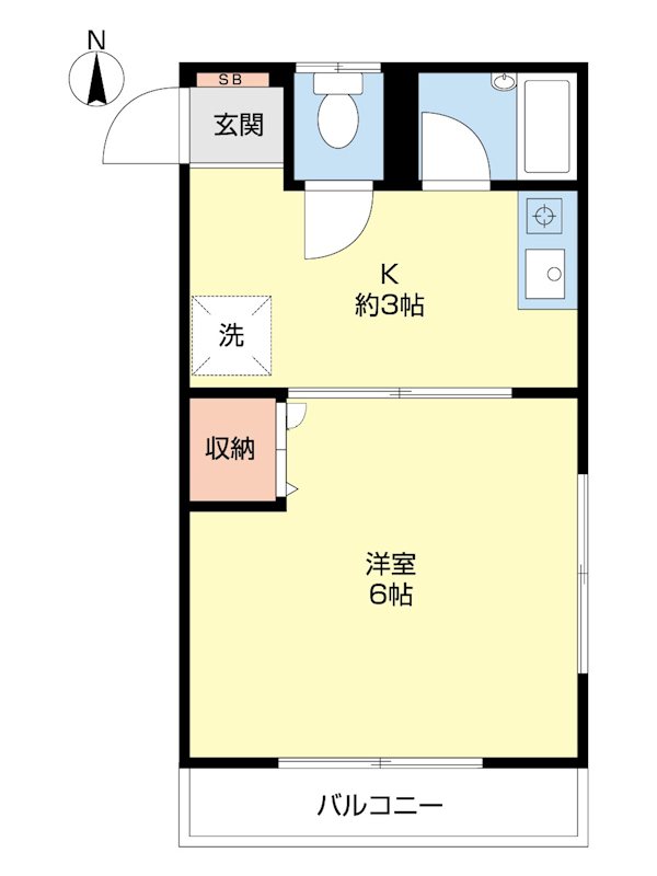 ハイツシャラ 203号室 間取り