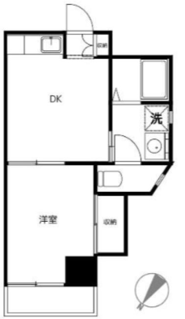 クロッシング桜台 301号室 間取り