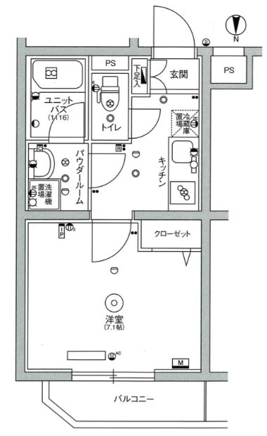 スカイコート小竹向原 302号室 間取り