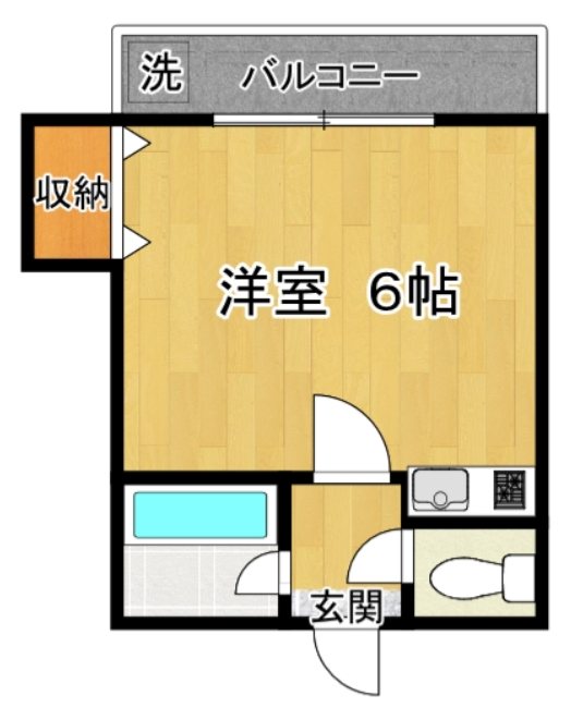 マンション　シノ 206号室 間取り