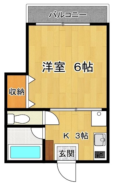 フラット３５C 115号室 間取り