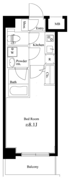 メインステージ小竹向原 311号室 間取り