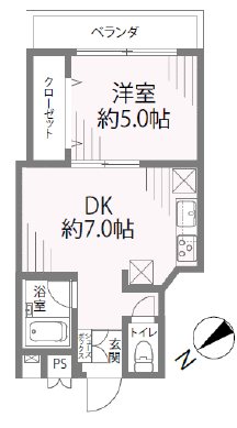 山口メタルメゾン 203号室 間取り