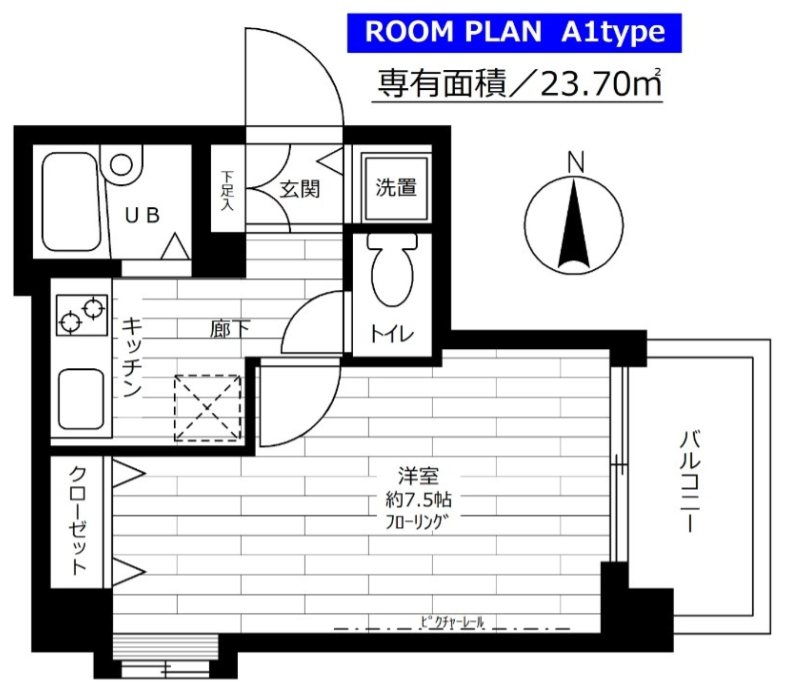 ステージグランデ桜台駅前 205号室 間取り