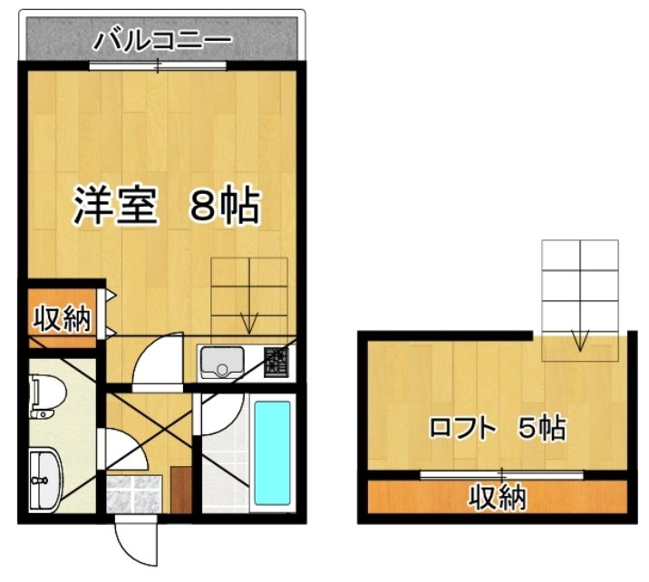 ノエル　イースト 202号室 間取り