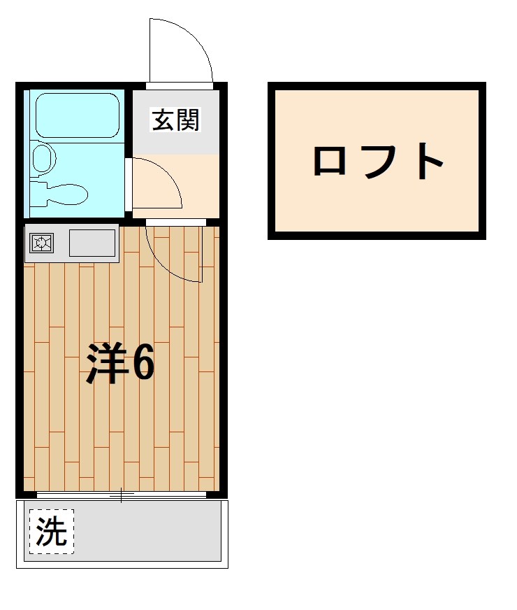 ライフピアトパーズ 106号室 間取り