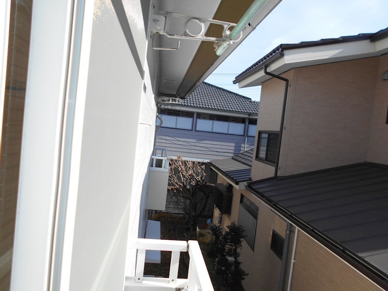 コーポパピヨン ベランダ