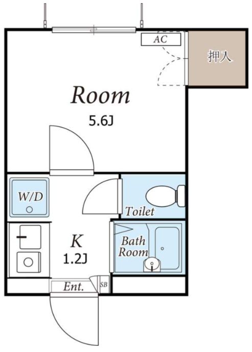 ルネサンス平和台 105号室 間取り