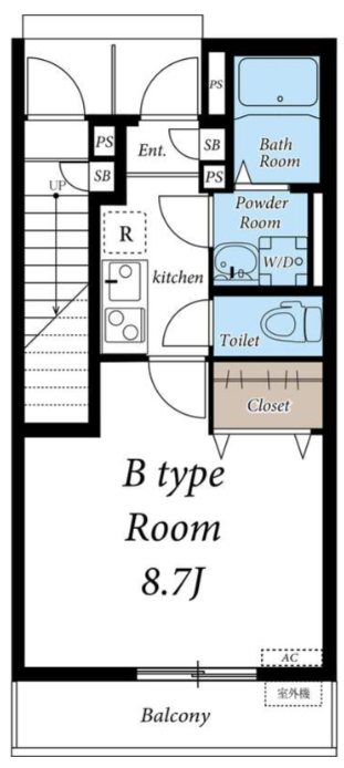 リブリ・ハピネス 102号室 間取り