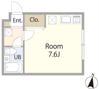 フォレスト小竹 106号室 間取り