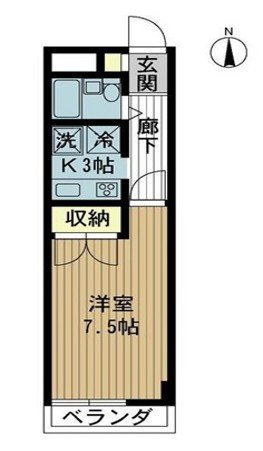 メゾン・ムジーク 203号室 間取り