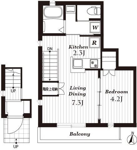 ルミナス桜台 2号室 間取り