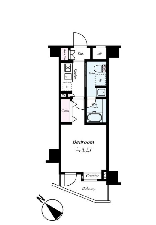 ステージグランデ新桜台 114号室 間取り