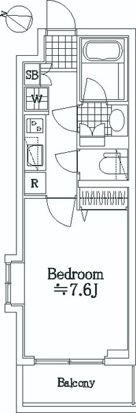 リガーレ　プレズント　氷川台 101号室 間取り