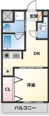 ラ・メゾン・ドゥ幸 204号室 間取り