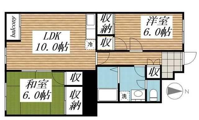 サンライズ９７ 303号室 間取り