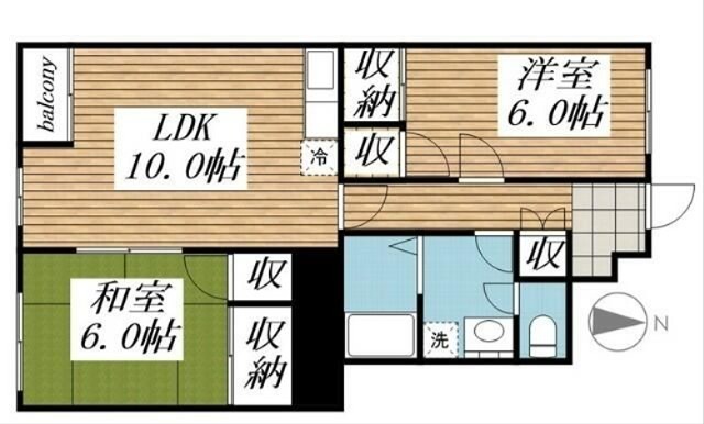 サンライズ９７ 301号室 間取り