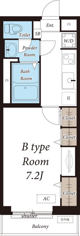 アーバンパレス7号館 103号室 間取り