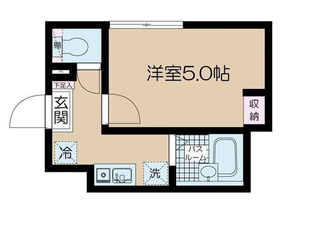 フェリーチェ小竹向原 102号室 間取り