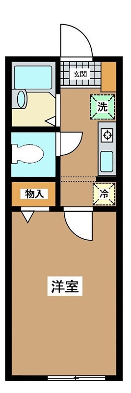 Ｔｈｅ・ｇｒ 101号室 間取り