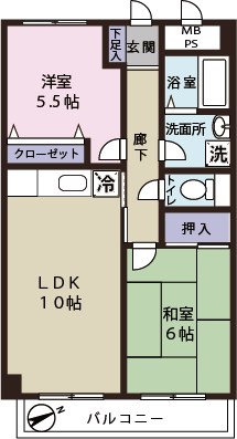 第2宝田ビル 405号室 間取り