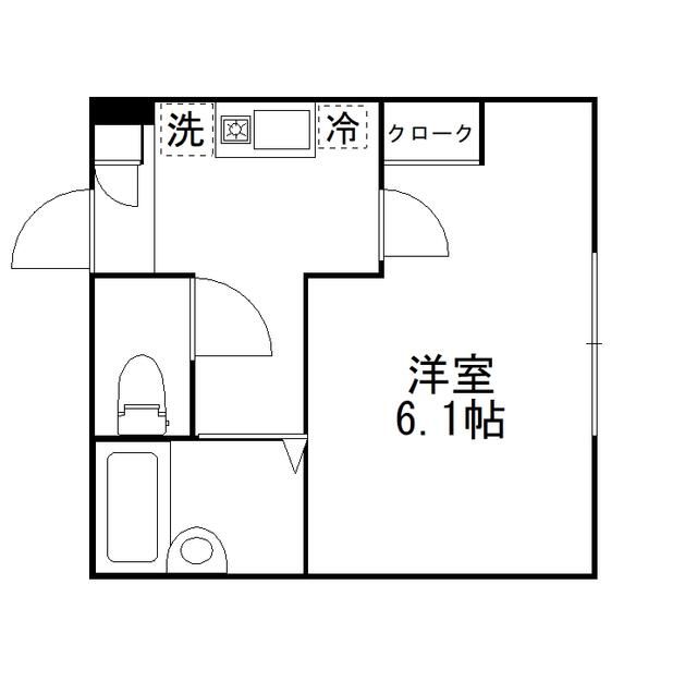 グローブ練馬桜台 105号室 間取り