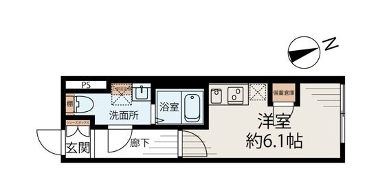 アルファ早宮 203号室 間取り
